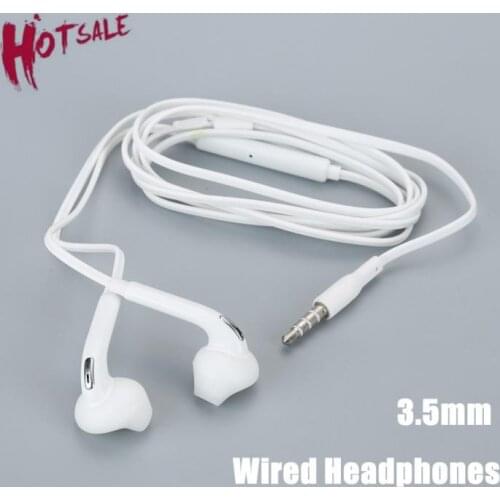 3.5mm In-ear Bass Stereo Mobile Wired Headphones Portable High-Quality Earphone Wired Headset Earbuds For Samsung Galaxy S6