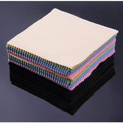 10pcs Cleaner Clean Glasses Lens Cloth Wipes For Sunglasses Microfiber Eyeglass Cleaning Cloth For Camera Computer Color Random