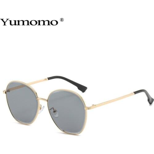 2021Retro Round Sunglasses Women Fashion Red Grey color lens Eyewear Ladies Trending Sun Glasses Shades UV400