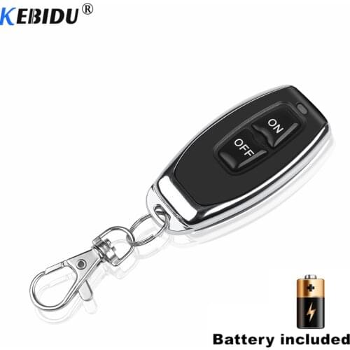 Kebidu 433Mhz universal wireless remote control switch RF2 key copy type remote control, used for garage door, electric door
