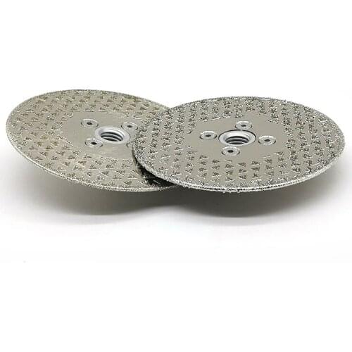 Hight Quality 125mm 5 inches Electroplated Diamond grinding wheel Cutting Saw Blade Cutting and Grinding Marble Cutting Disc