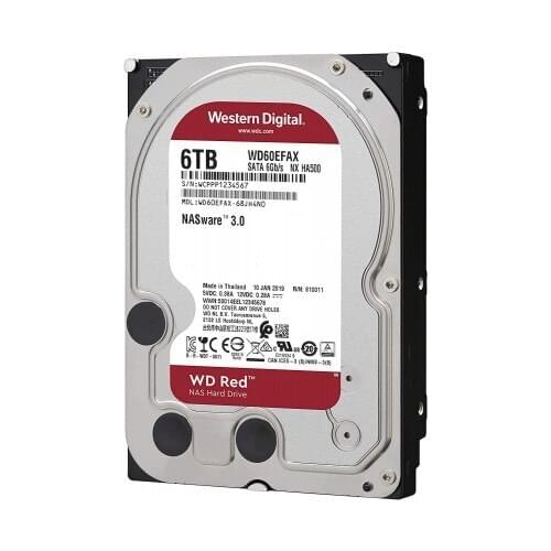WD 6TB Sata 3.0 64MB Cache Hard Drive WD60EFAX