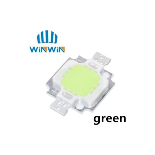 1pcs 10W LED chip Integrated High power 10w LED Beads 10W Green Led chip 450-540lm 10W led Chips