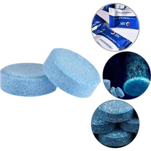 10pcs/set Condensed Effervescent Tablet Wiper Car Windshield Glass Washer Solid Wiper Auto Concentrated Cleaner Tablet Car Care