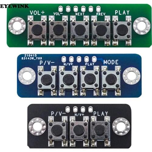 3/4/5 bit Independent Button Module MCU External Button Module Micro Switch Button Board Bluetooth Power Amplifier Button Board