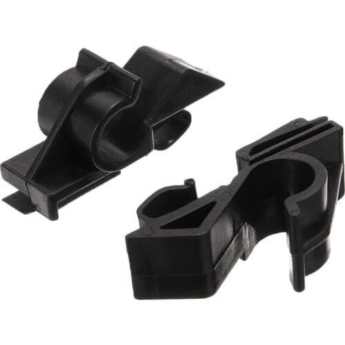 Auto Fastener & Clip 2pcs Black Plastic Auto Car Rear Parcel Shelf Clip #71719952/71719953 For Fiat Grande Punto