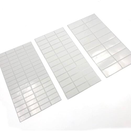 White Blank Name Sticker Kids Personal Label DIY Waterproof Adhesive Writable Note Tag Memo Pad Stationery School Supplies