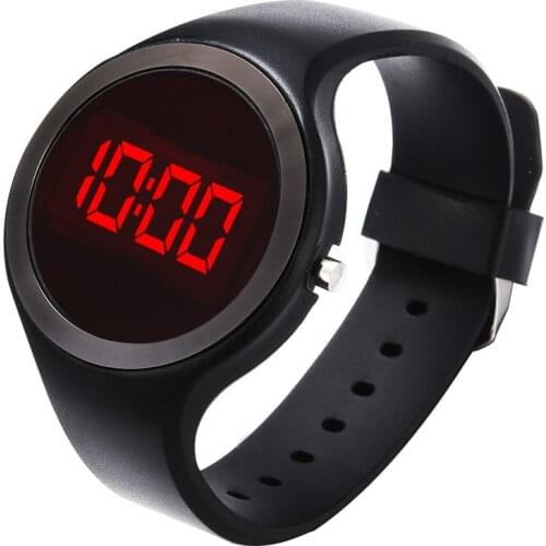 New Smart Digital Fation Sport Watch Rubber Strap Round Dial Women Men Casual Led Electronic Wristwatches Clock Relogio Digital