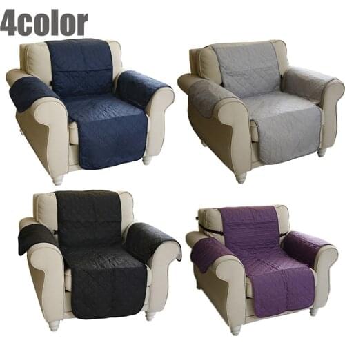 1pc Sofa Cover 1 Seater Reversible Sofa Cover 21x73in Pongee For Living Room Home Furniture Protector Chair Couch Cover