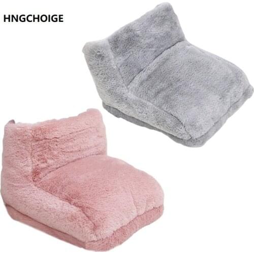 5V 8W Electric Warm Foot Warmer Massager Electric Heated Comfort Fleece Suede Cushion Washable Heats Control Settings Warmer