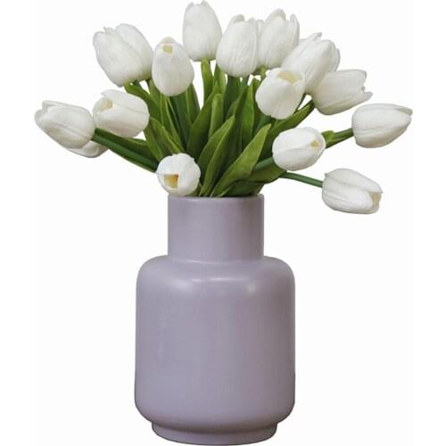 10pcs Artificial Tulip Flowers For Wedding Long Stem Bouquet Real Touch Simulation Flowers for Home Room Party Decoration