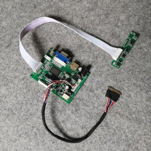 Notebook Kit LCD monitor controller drive board 60Hz WLED LVDS 40 Pin Fit NT116WHM/HN116WX1/HB133WX1 matrix VGA AV 1366*768