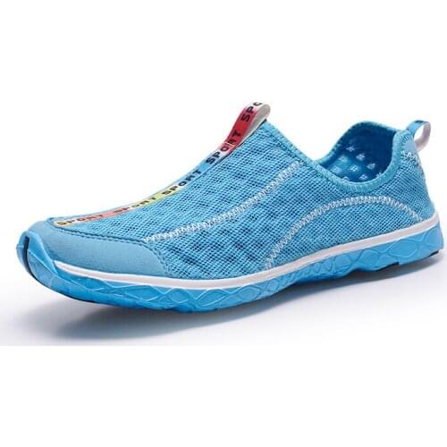 35-47 Men Women Aqua Shoes Sneakers 2021 Autumn Boys Quick Dry Swimming Footwear Male Outdoor Breathable Upstream Beach Shoes