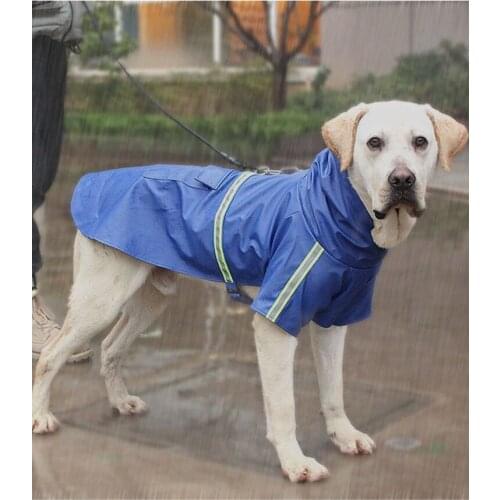 Various colors and sizes of dog clothes dog raincoat pet raincoat pet appliance waterproof, windproof and reflective