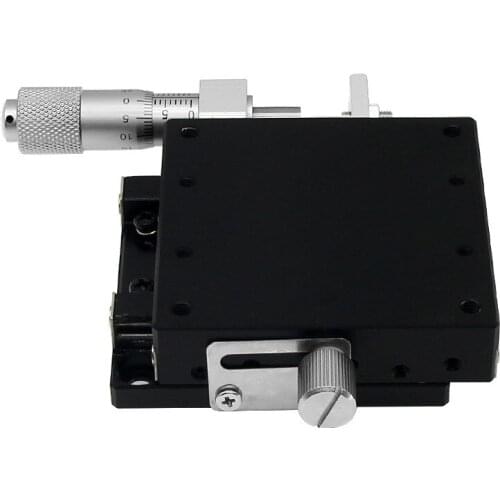 X axis 60*60mm sliding table roller guide micrometer high precision sliding table LGX60-R-C-L