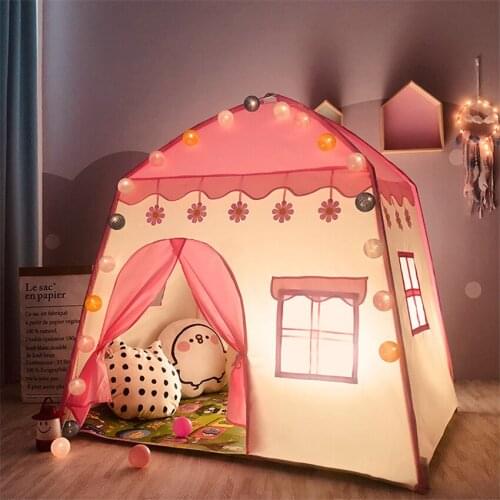Multi-Color Children Tent Girls Pink Toy Storage House Boys Game House Portable Tent For Parent-Child Game Indoor Tent for Kids