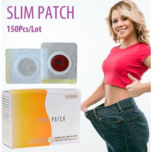 50Pcs/Lot Slimming Patch Navel Burn Fat Weight LossPatch Waist Belly Anti Cellulite Patch Slimming Products