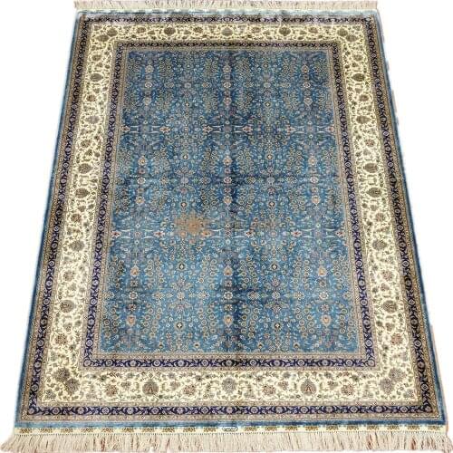 Seeykeep™ 6x9ft Silk Handknotted Oriental Traditional Persian Rug-NY3016216