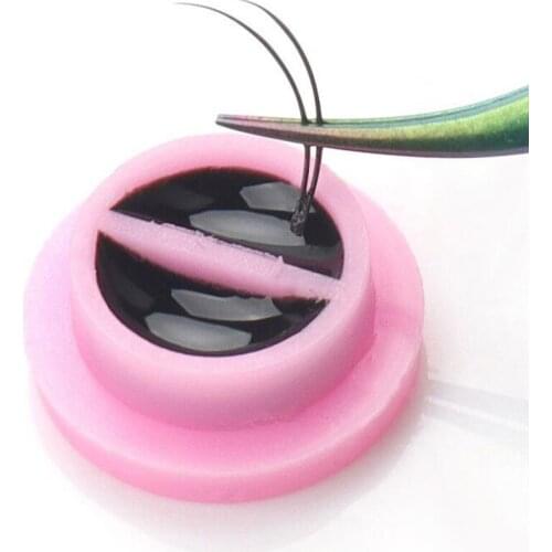Adhesive Pigment Cups Eyelash Glue Cup Holder Individual Lashes Pallet 100Pcs Extension Tool Eye Lashes Stand Grafting Tool