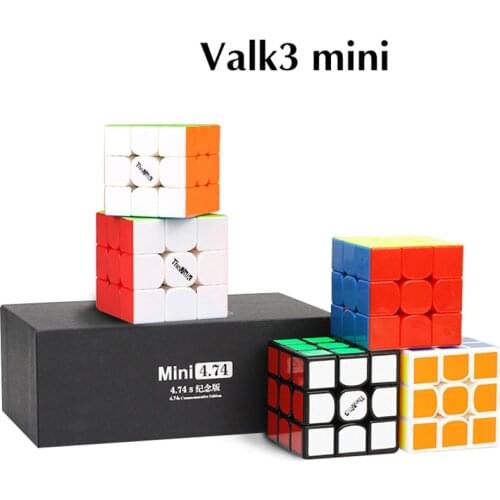 The Valk 3 Mini Size Cube 3x3 Professional Speed Cube Mofangge Qiyi Competition Cubes Toy Puzzle Magic Cube
