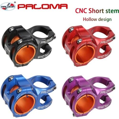 PALOMA Aluminum Alloy Bicycle Handlebar Stem Mountain Bike MTB Road Bike Short Riser 31.8x35/50MM Bicycle Accessories