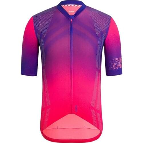 WULITOTO Men Cycling Short Sleeve Jerseys Pro Fit Imported Italian Fabric Breathable Bike Bicycle Tops Shirts