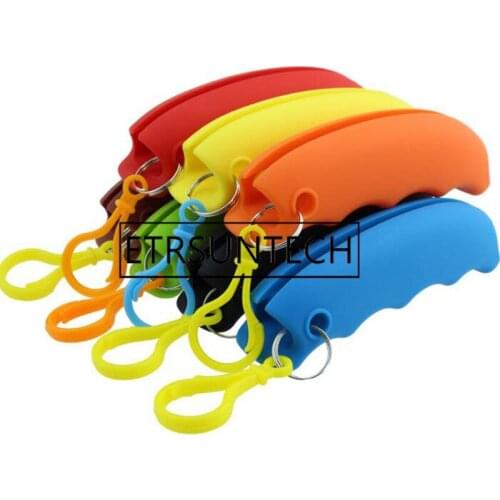 100pcs Convenient Shopping Helper Tool Handle Carry Bag Save Effort Hanging Ring Keychain Keyring Kitchen Gadgets