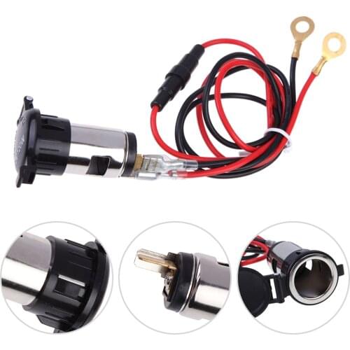 12V 120W Universal Car Boat Tractor Cigarette Lighter Power Socket Outlet Plug