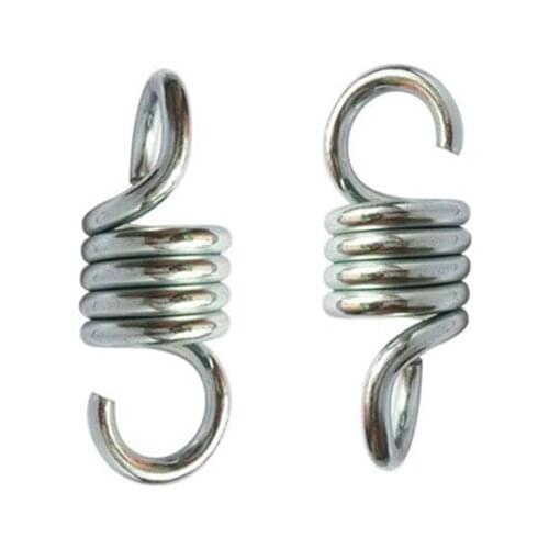 2pcs Loading Durable Sturdy Steel Extension Spring Fits Hammock Chair Hanging Porch for Garden Suspension Swing Accessories