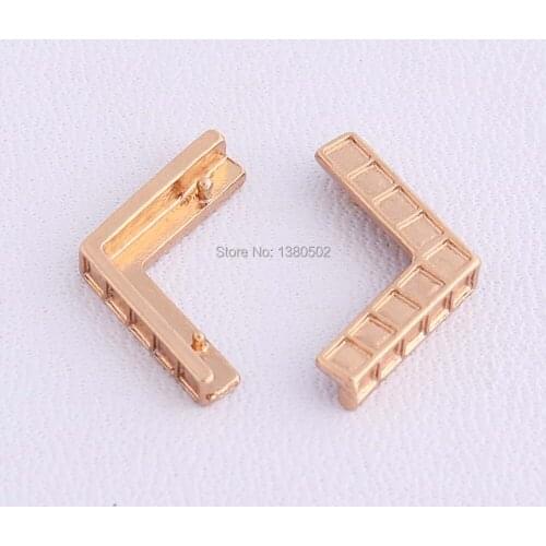 20pcs/lot Metal rose gold color Corner protector Scrapbooking Albums Photo frame