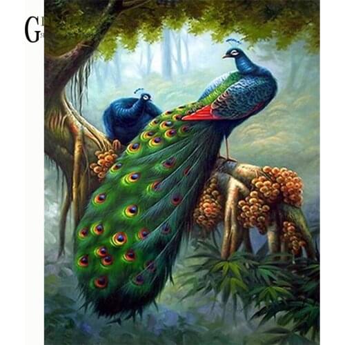 Diamond painting,diamond painting animal,peacock,diamond embroidery,decor home,diamond painting full square/round