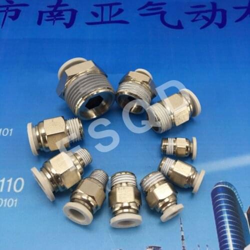 PC12-01 PC12-02 PC12-03 PC12-04 AirTAC Straight thread joint. connector ,have stock Pneumatic components PC series