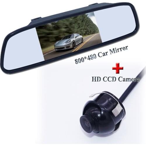 360 degree HD car backup camera +4.3" car SCREEN monitor use for car parking adapt various car as for skoda for yamaha and so on