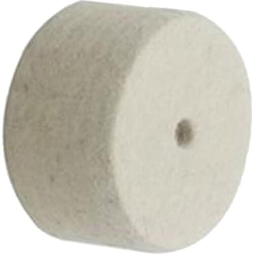 White Wool Felt Bass Drum Pedal Beater Mallet Hammer Head Felt for Drummer DIY Parts Accessories