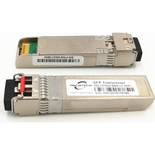 Free Shipping! Single Mode Dual Fiber LC 10G 1310nm 40km LR DOM SFP+ SFP-10G-ER for mikrotik s sfp sfp 10gbps