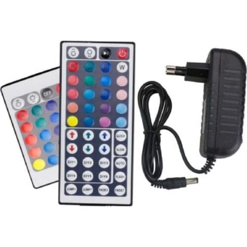 2A 3A Power Adapter Remote Controller IR 24Key 44Key For SMD 5050 3528 Led Strip