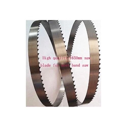 Fast delivery,hot sale high speed steel bone sawing machine saw blade,Meat Band Saw Blades 1650mm for bone cutter machine