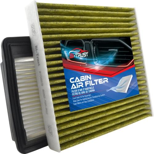 Bi-Trust Engine & Cabin Air Filter for Honda CR-Z 2011-2016 CF11182 80292-TBA-A11 CA1104