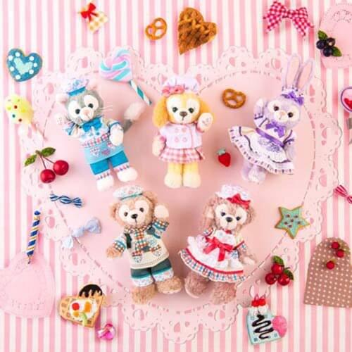 Hot Cartoon Duffy Stella lou ShellieMay Disney Bear Gelatoni Cat Plush Dolls Toy Disneyland Gifts for Children Girls Plush Toys