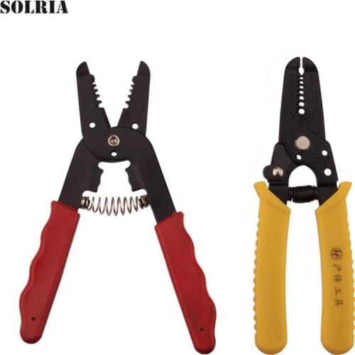 1/2Pcs Multifunction Wire Stripper Cutter Pliers Hand Tools Wire Loop Crimp for Wire Circuit Board Plastic
