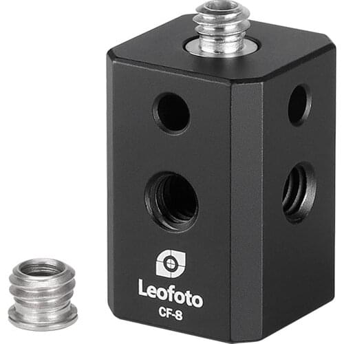 Leofoto CF-8 Universal 5-head Converter with Flash Microphone Mobile Phone Monitor