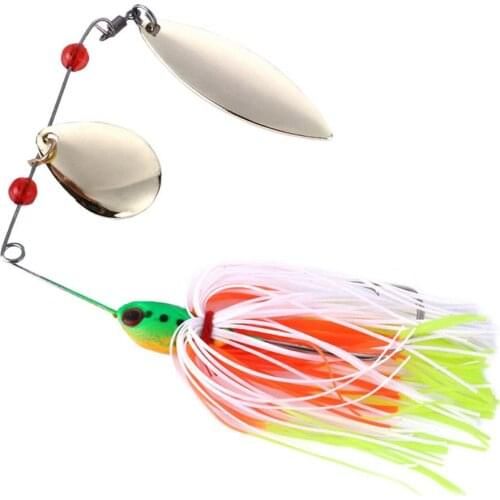 4.7cm 6g Spinner Fishing Lure Artificial Lifelike Wobbler Water Fish Swim Bait Spoon Bass Minnow Crank Spinnerbait Lures Tackle