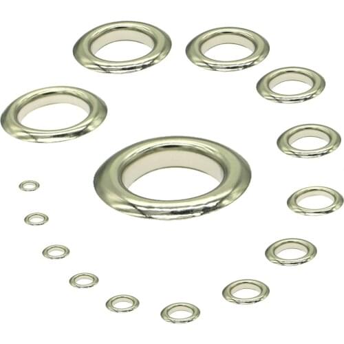 Silvery 3|3.5|4|4.5|5|6|8|10|12|14|17|18|20|30|40mm scrapbooking accessories Knitwear perforador de ojetes leather eyelet