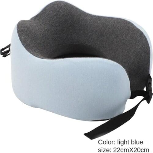 Memory Foam U-shaped Neck Supporter Pillows Soft Portable Cervical Spine Flight Driving Cushion Travel Accessories