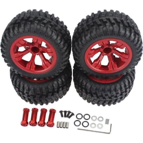 RC Rubber Tire & Hub Extented Adapter for WLtoys 144001 124019