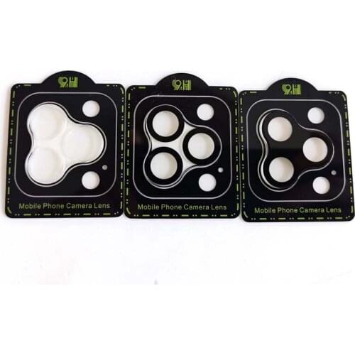 50PCS For IPHONE 12 promax/11Pro Max/11 pro/12 mini/13pro New 3D Full Covered Back Camera lens Tempered Glass screen protector