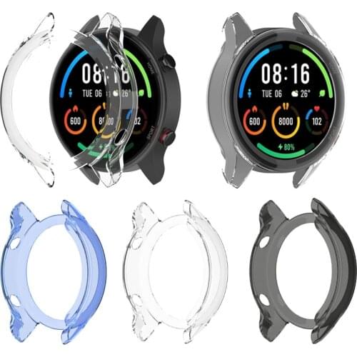 Protective Case For Xiaomi Color Watch Ultra-Slim Soft TPU Protectorm For Xiaomi Mi Watch Color Sport Case Cover Accessories