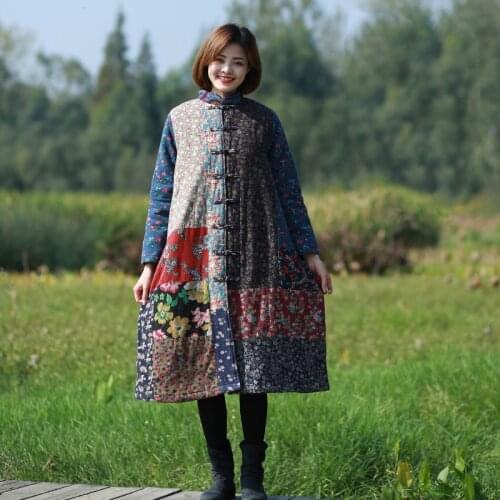 Womens winter fashion 2019 trends Chinese style women parka 2018 coat winter female woman jackets winter 2018 FF1396 L