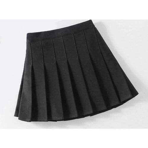 3-12 Years School Uniforms Childrens Skirt Kids Pleated Skirt Baby Toddler Teenager Bottoms Clothes Big Girls A-Line Skirts