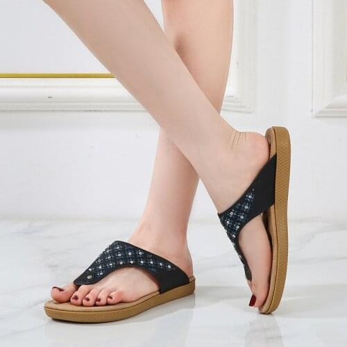 Women Sandals Platform Sandals Shoes Women Bow 2021 Summer Sandals Slipper Indoor Outdoor Flip-flops Beach Shoes Female Slippers